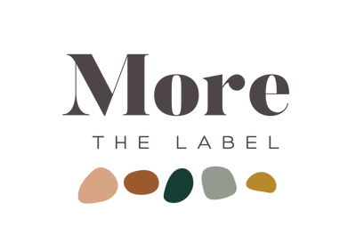 More the label logo with coloured pebbles. 
